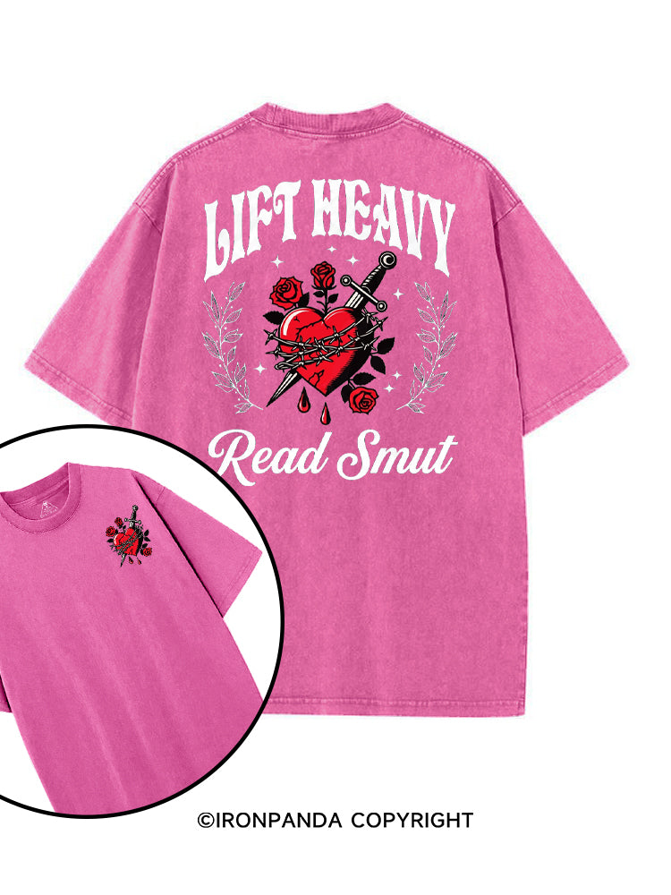 LIFT HEAVY READ SMUT DARK ROMANCE printed Gym Shirt