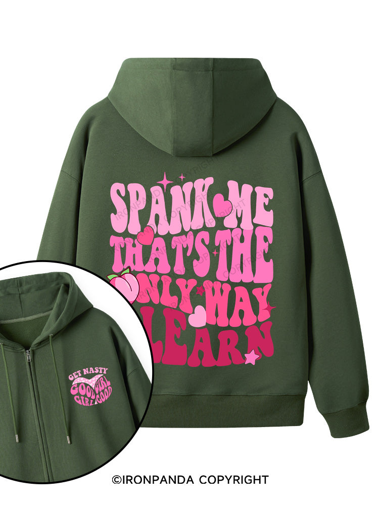 Get Nasty Good Girl Double-Sided Printed Fleece Zip Up Hoodie