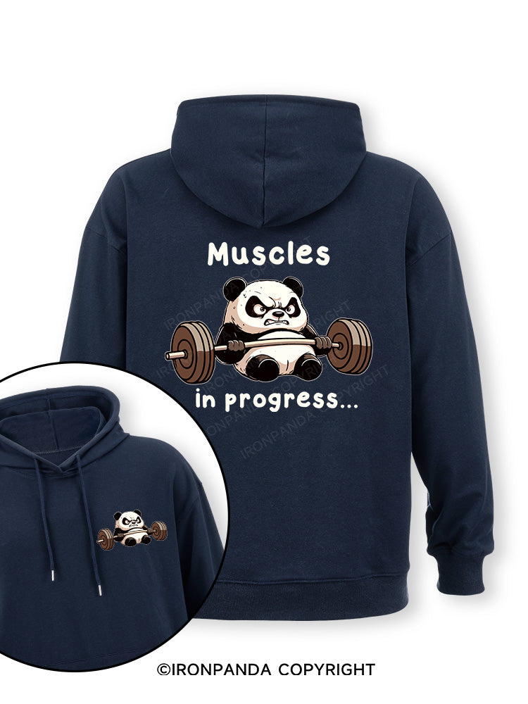 muscles in progress Double-Sided Printed Classic Gym Hoodie
