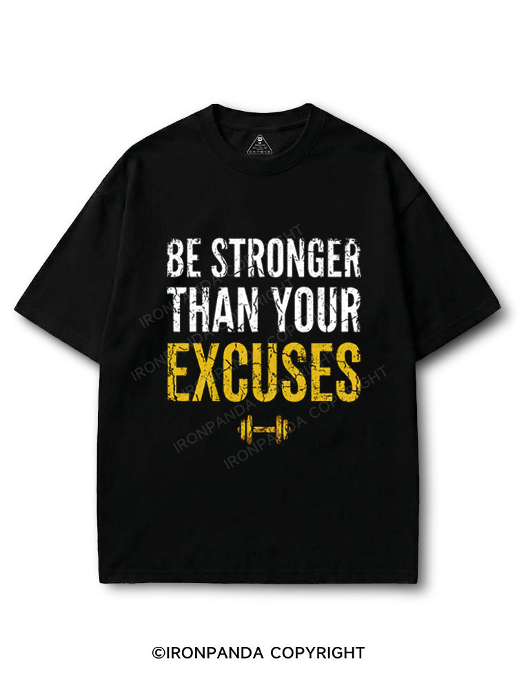 Be Stronger Than Your Excuses COTTON PUMP COVER