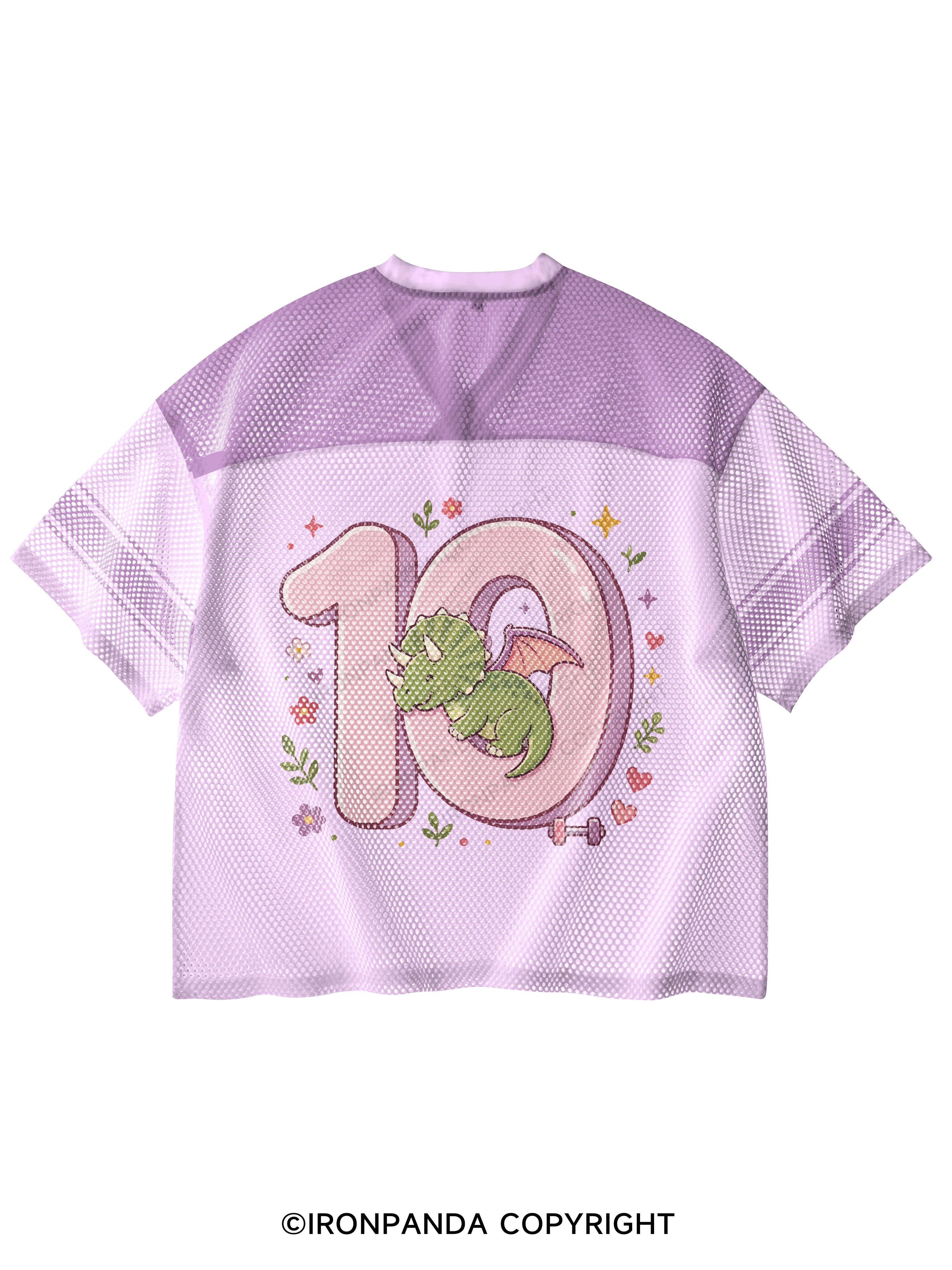 DINOSAURS DIDN'T EXERCISE. WE ALL SAW HOW THAT ENDED FUNNY V-Neck Open Hole Mesh Top