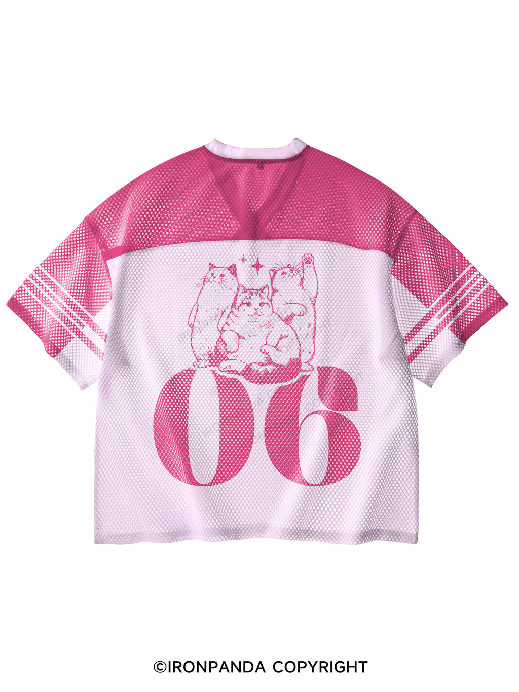chonk V-Neck Open Hole Mesh Top