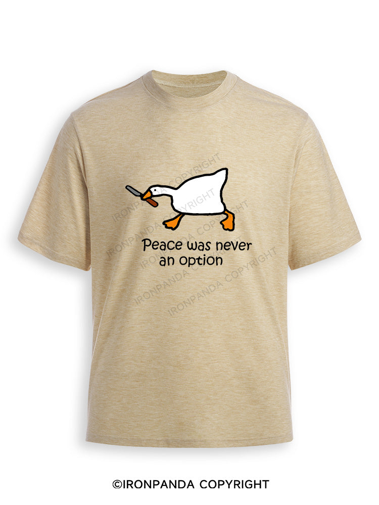 peace was never an option Ultra Soft Heather T-Shirt