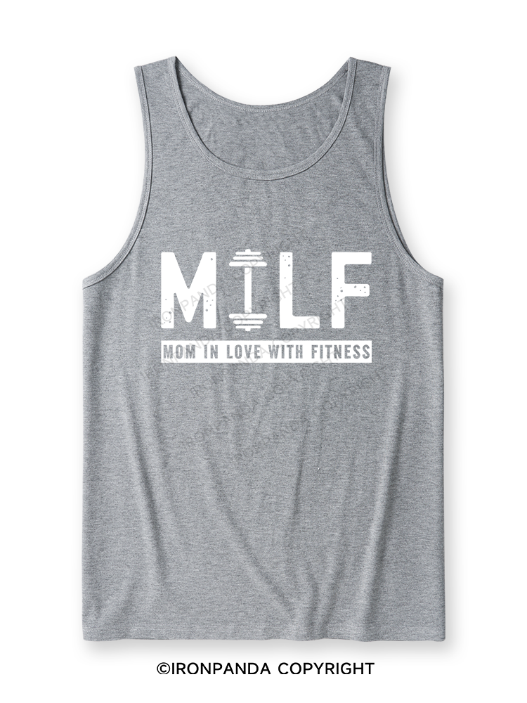 MILF MOM IN LOVE WITH FITNESS Ultra Soft Heather Tank