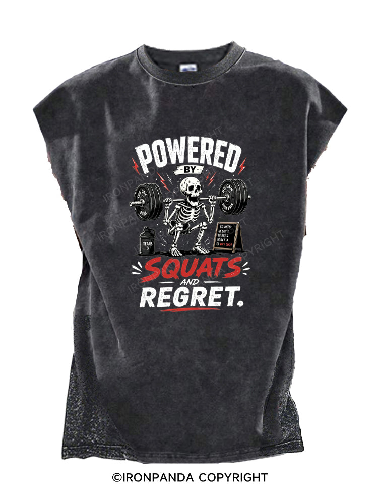POWERED BY SQUATS AND REGRET Cut Off Tank