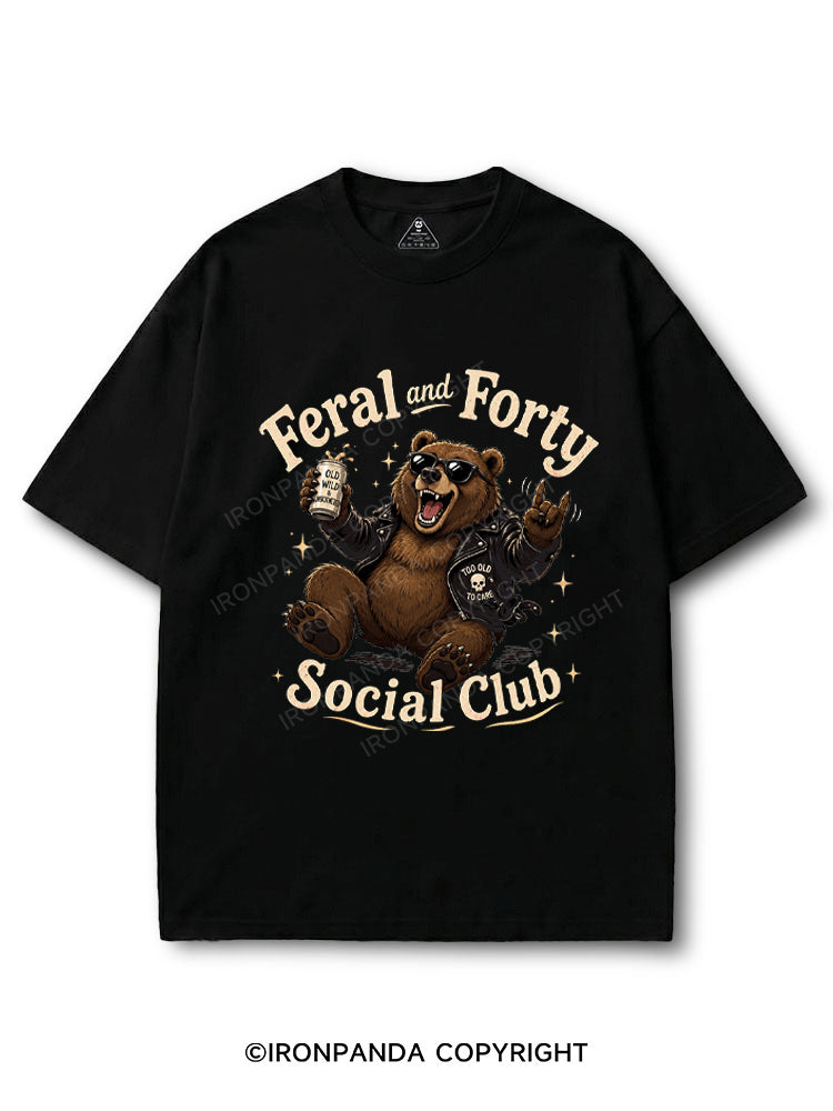 Feral and Forty Social Club COTTON PUMP COVER