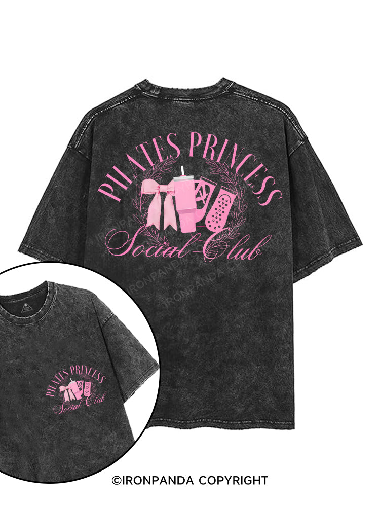 Pilates Princess Social Club printed Gym Shirt