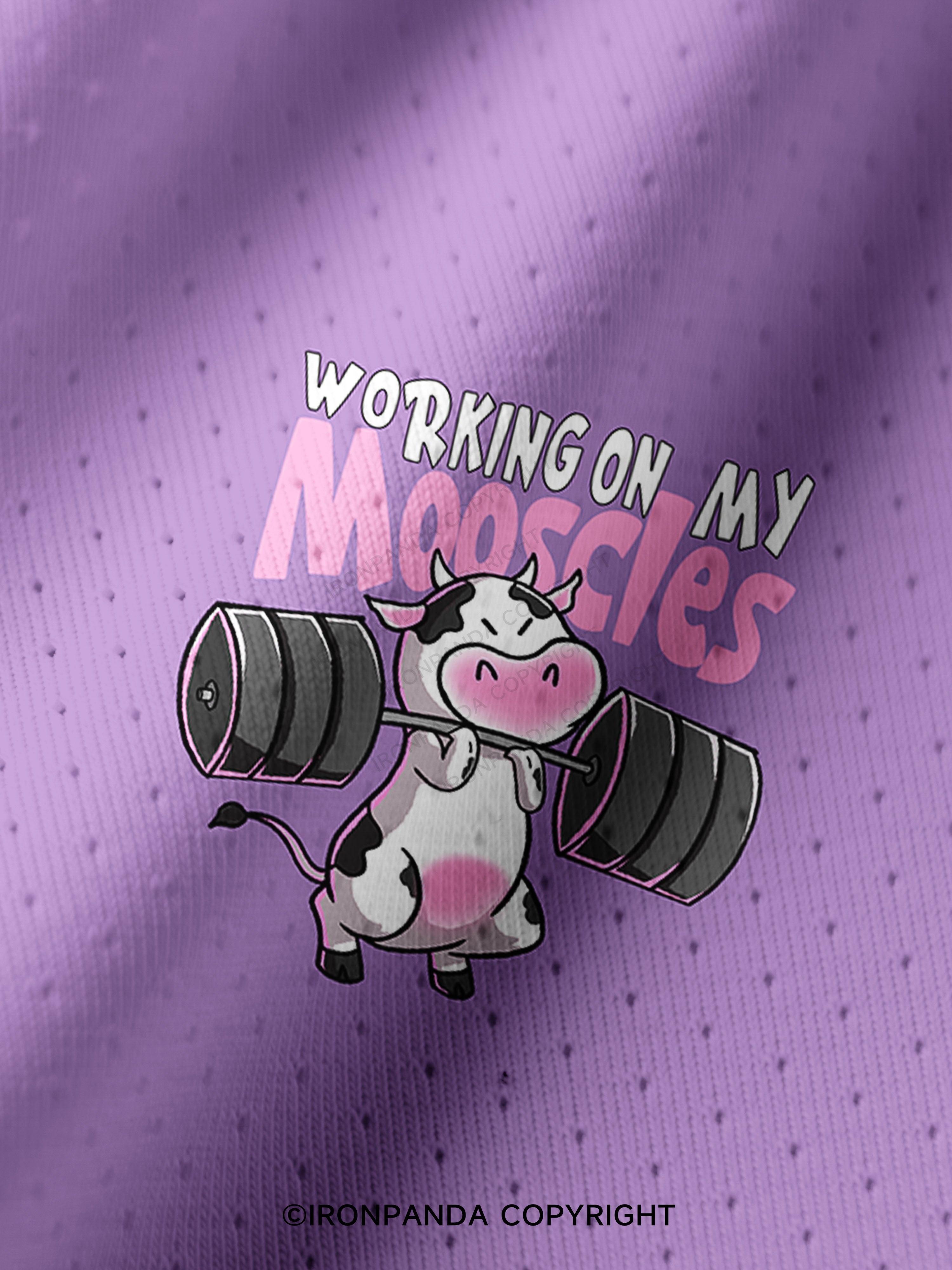 WORKING ON MY MOOSCLES Pro Mesh Jersey