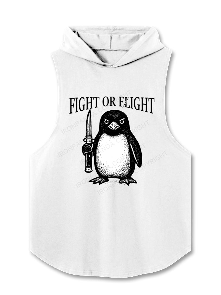 Penguin Fight Or Flight Hooded Tank