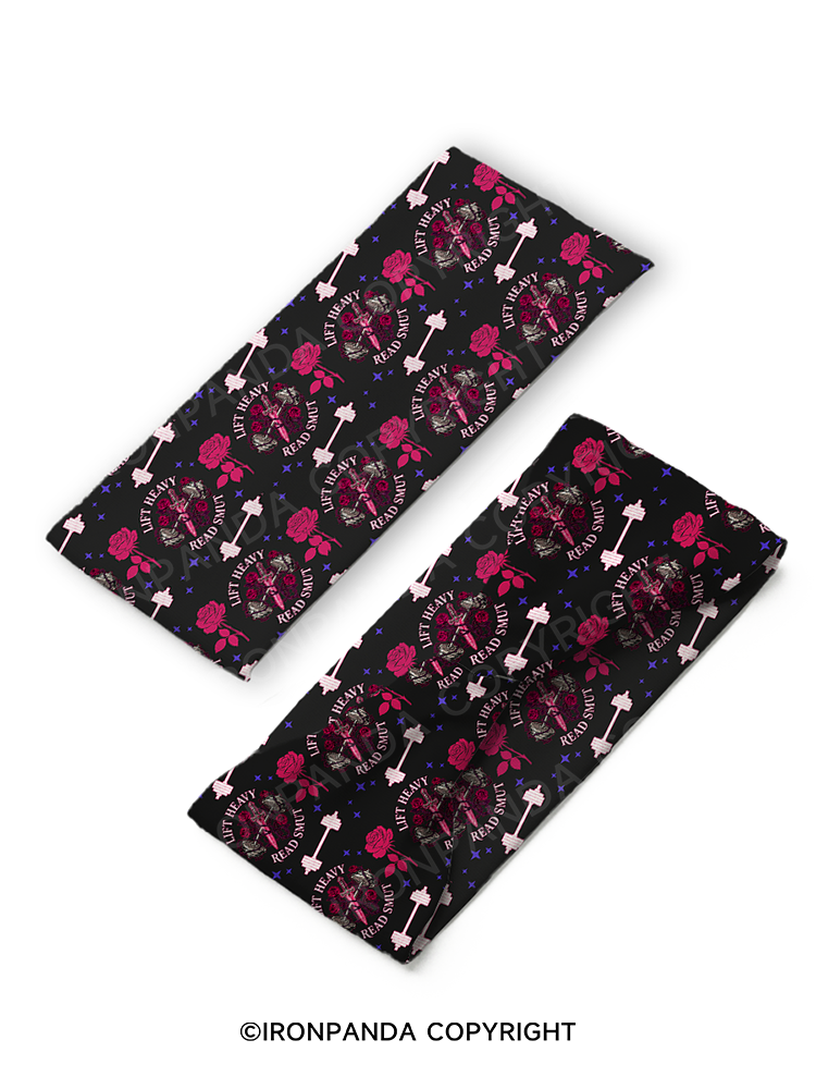 LIFT HEAVY READ SMUT FITNESS Gym Headband