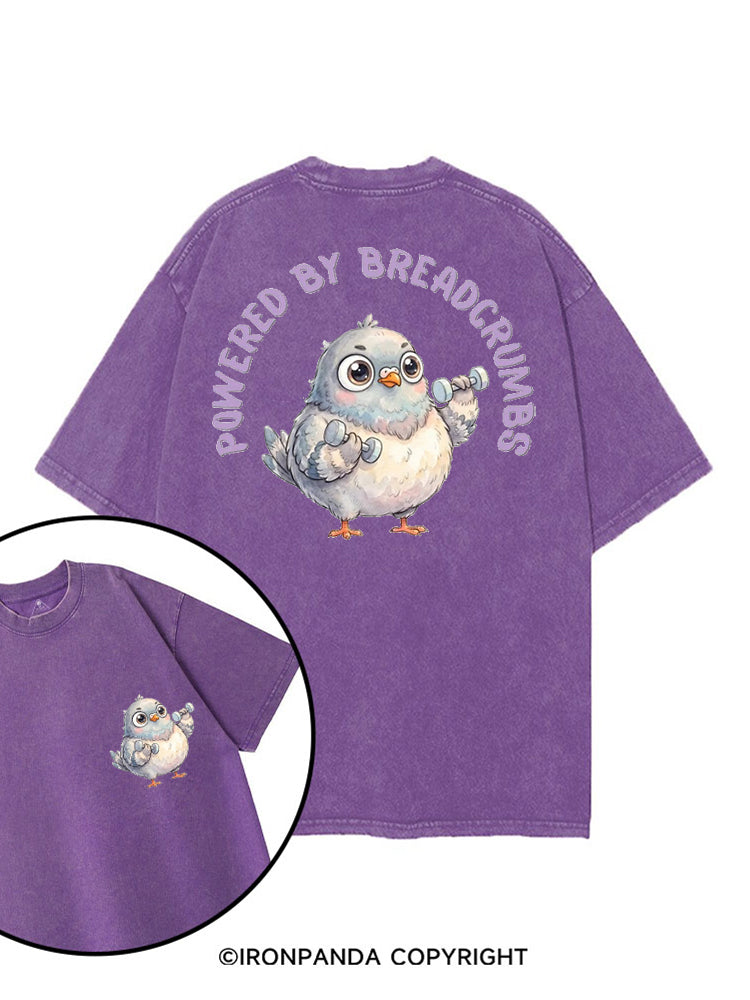 POWERED BY BREADCRUMBS printed Gym Shirt