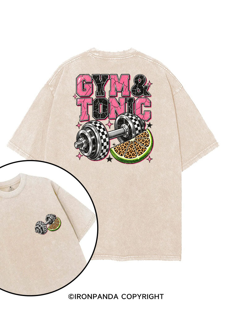 GYM & TONIC STAY STRONG STAY WILD printed Gym Shirt