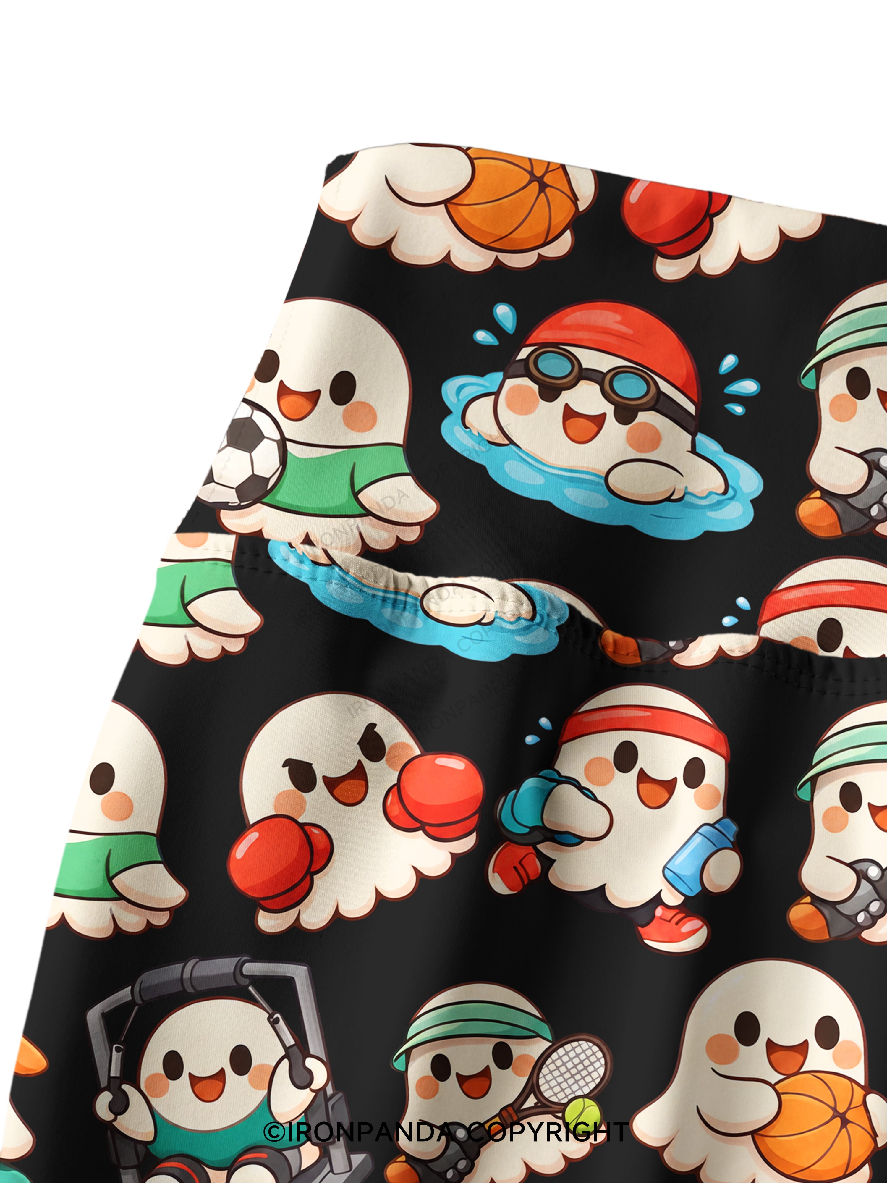 CUTE GHOST SPORTS Printed Yoga Pants