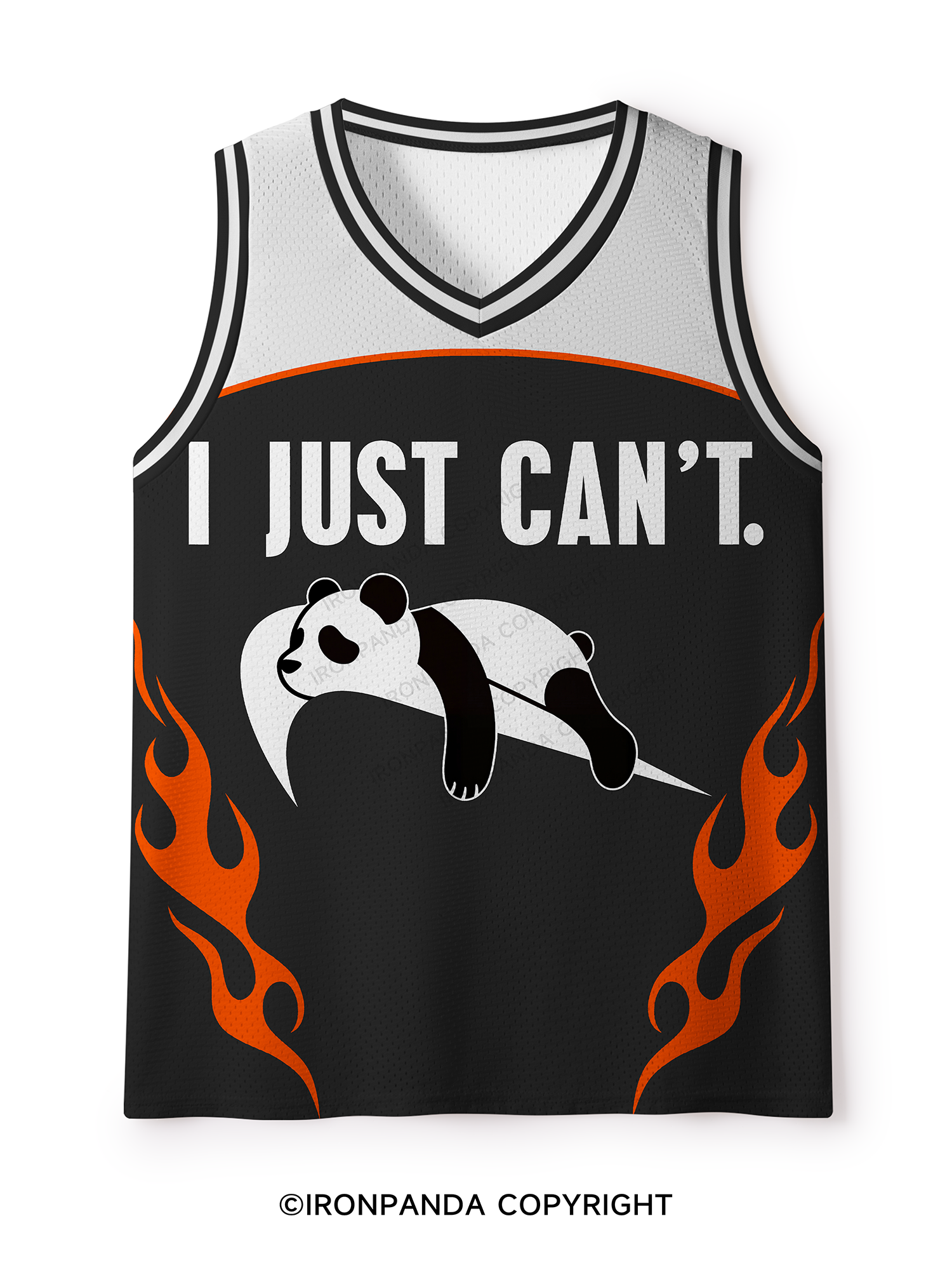 I just can't lazy Funny Mesh Tank Top