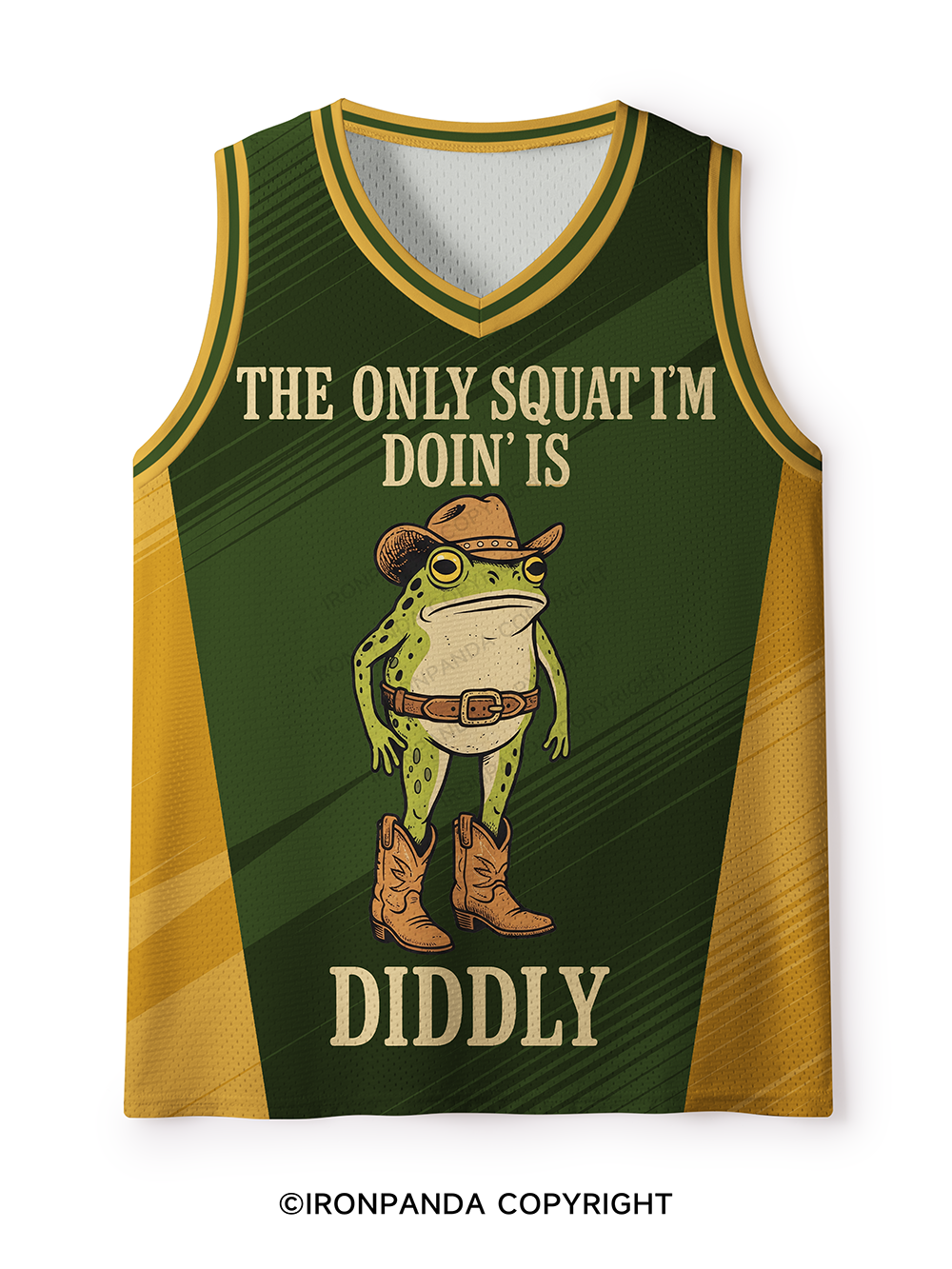 The Only Squat I'm Doin' Is Diddly Mesh Tank Top