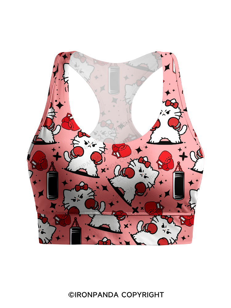 Tall Enough For Your Shins Racerback Sports Bra