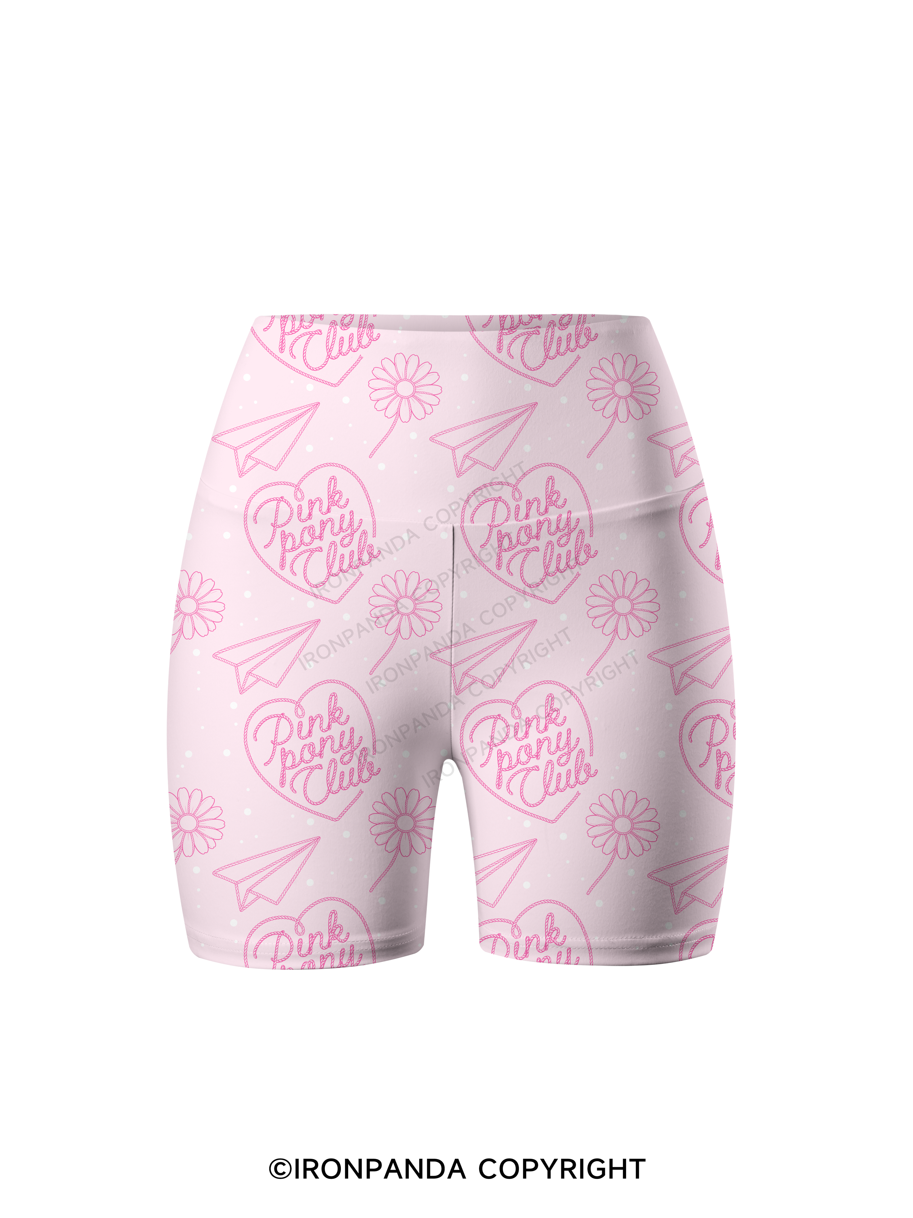 PINK PONY CLUB Printed Yoga Cycling Shorts