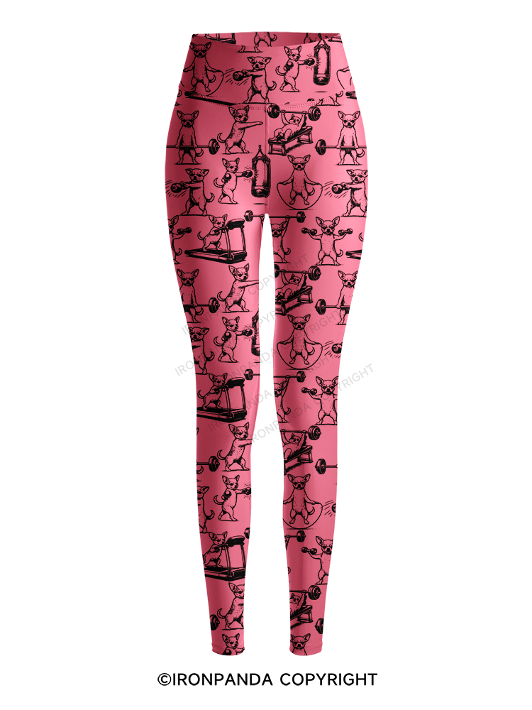 Chihuahua Workout Printed Yoga Pants