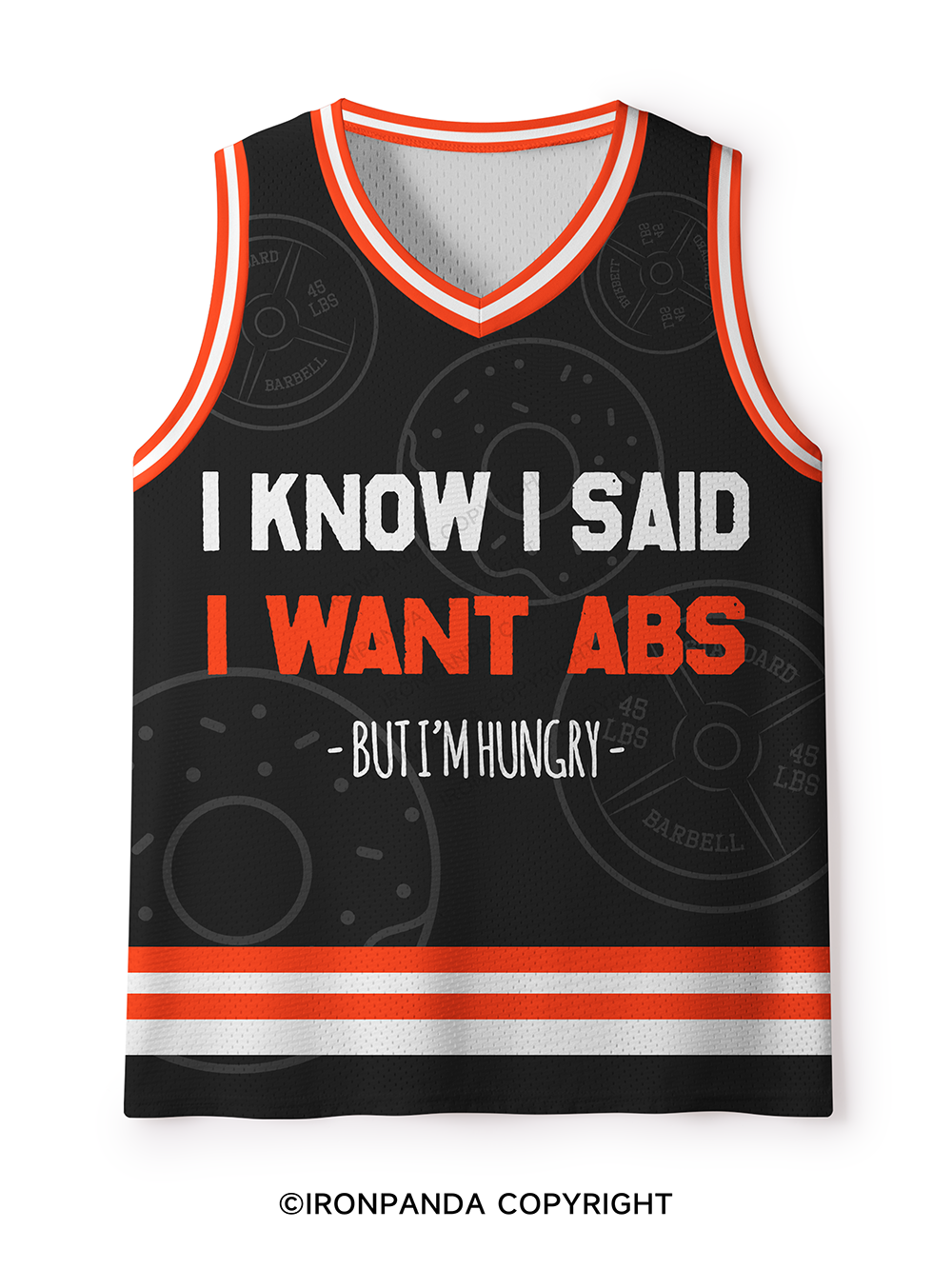 I Know I Said I Want Abs But I'm Hungry Mesh Tank Top