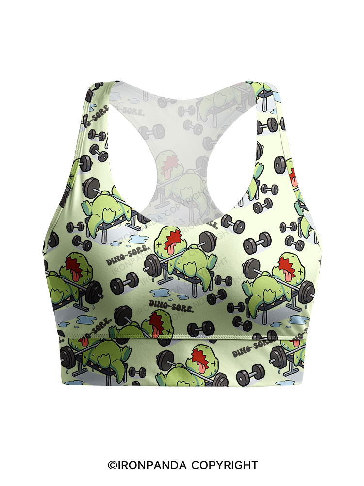 DINO-SORE Racerback Sports Bra