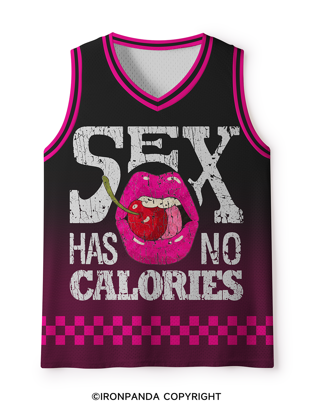 SEX HAS NO CALORIES Mesh Tank Top
