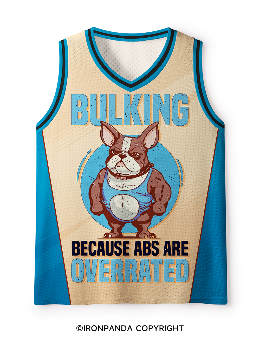 Bulking Because Abs Are Overrated Mesh Tank Top