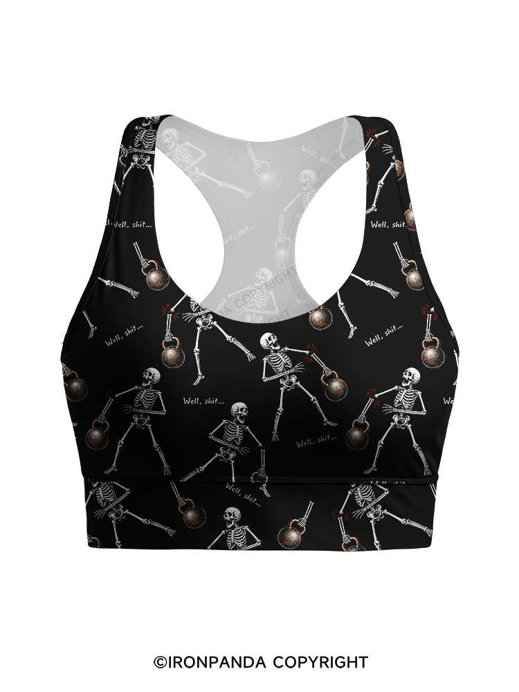 Well Shit... Racerback Sports Bra