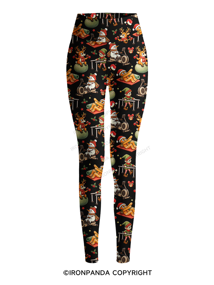 Physical Therapy Christmas Printed Yoga Pants