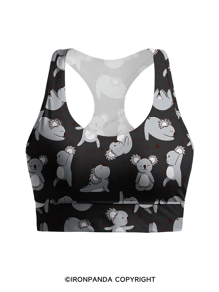 YOGA KOALAS Racerback Sports Bra