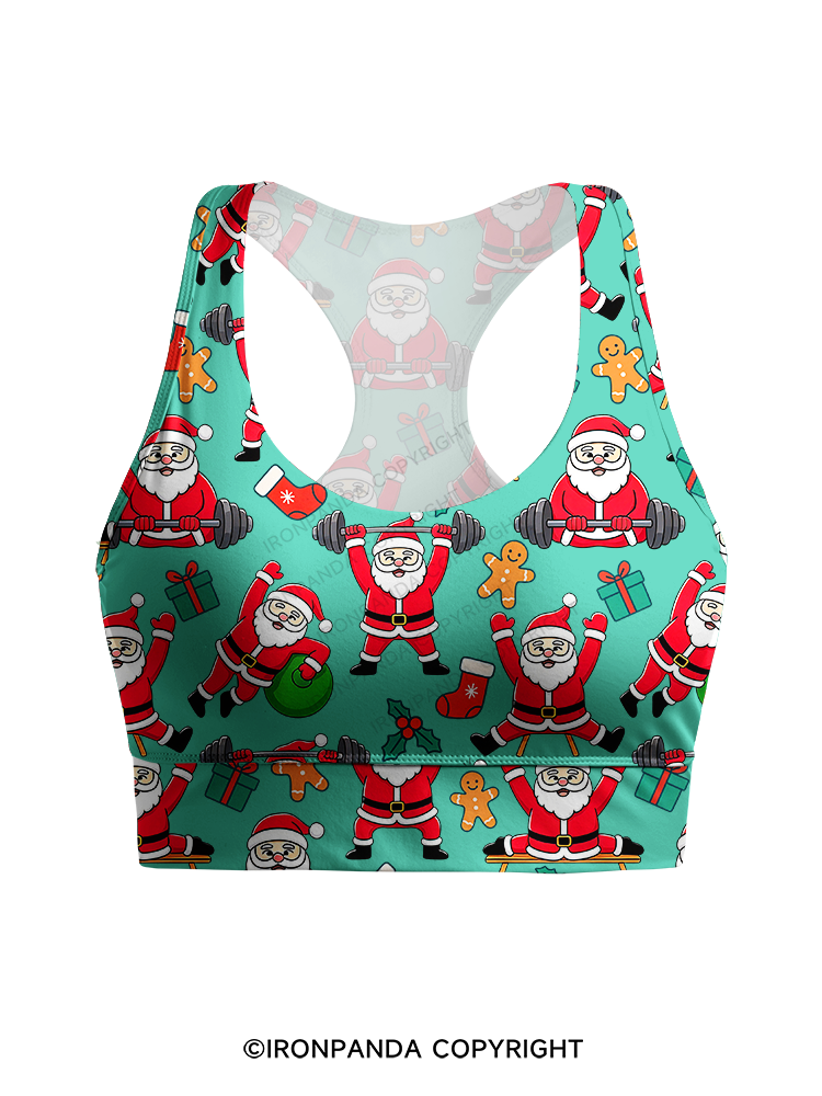Santa Fitness Collection Racerback Sports Bra