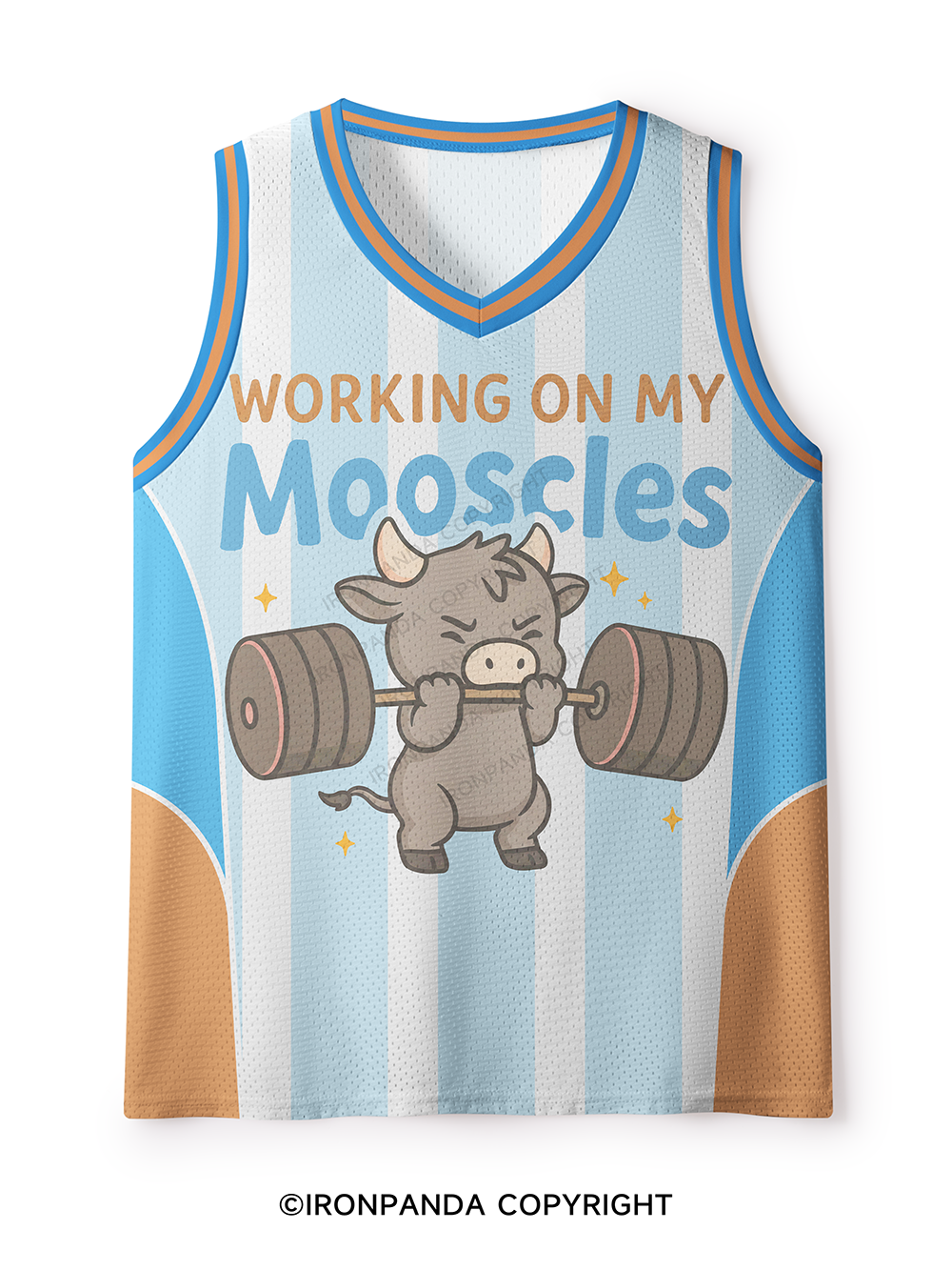 working on my mooscles workout Mesh Tank Top
