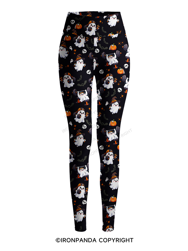 Cute Spooky Workout Printed Yoga Pants