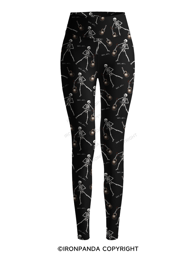 Well Shit... Printed Yoga Pants