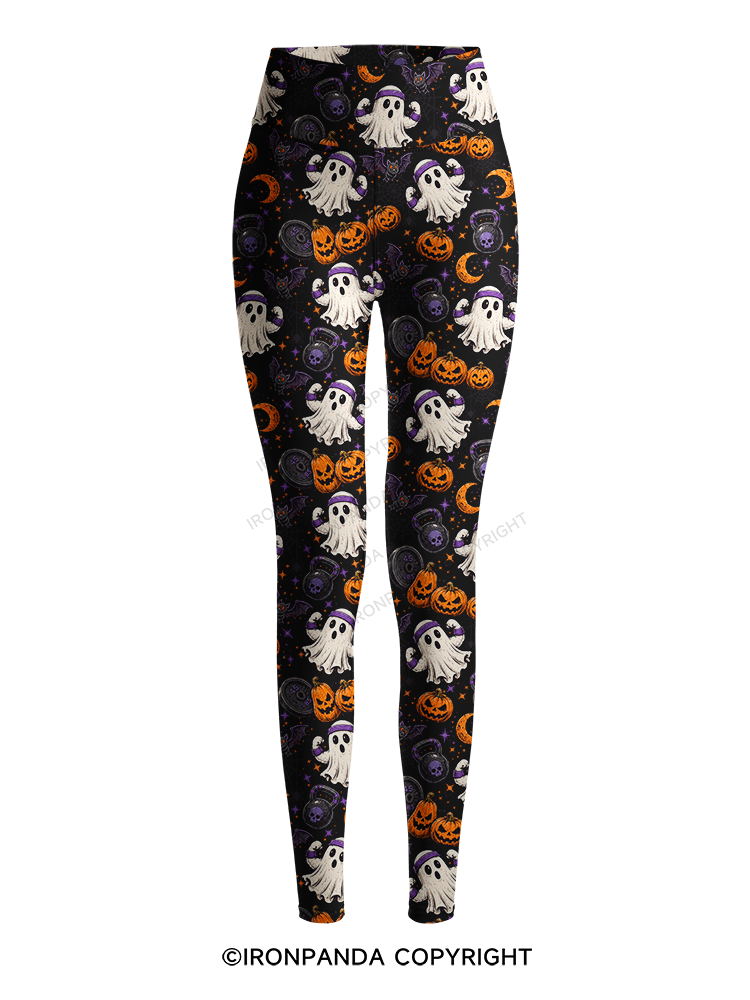 Creep It Lifting Halloween Printed Yoga Pants