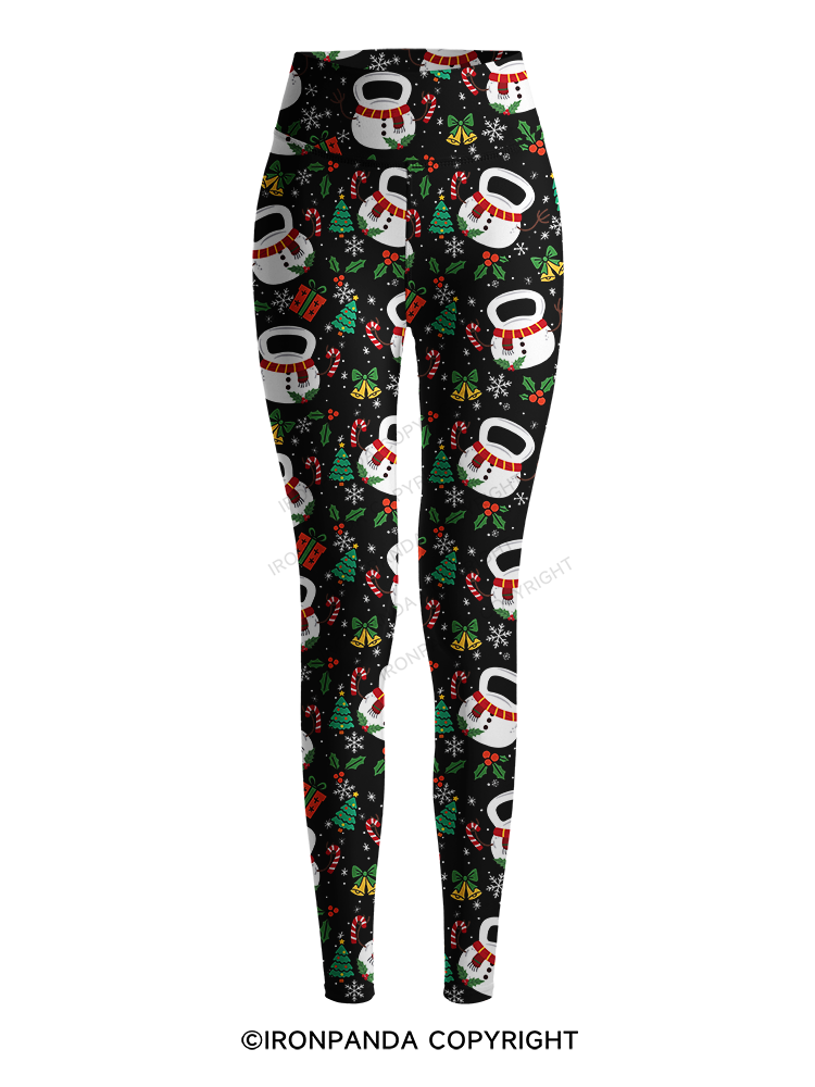 Frosty Kettlebell Printed Yoga Pants