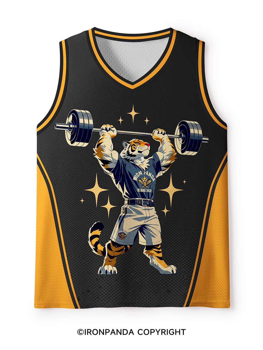 tiger at gym Mesh Tank Top