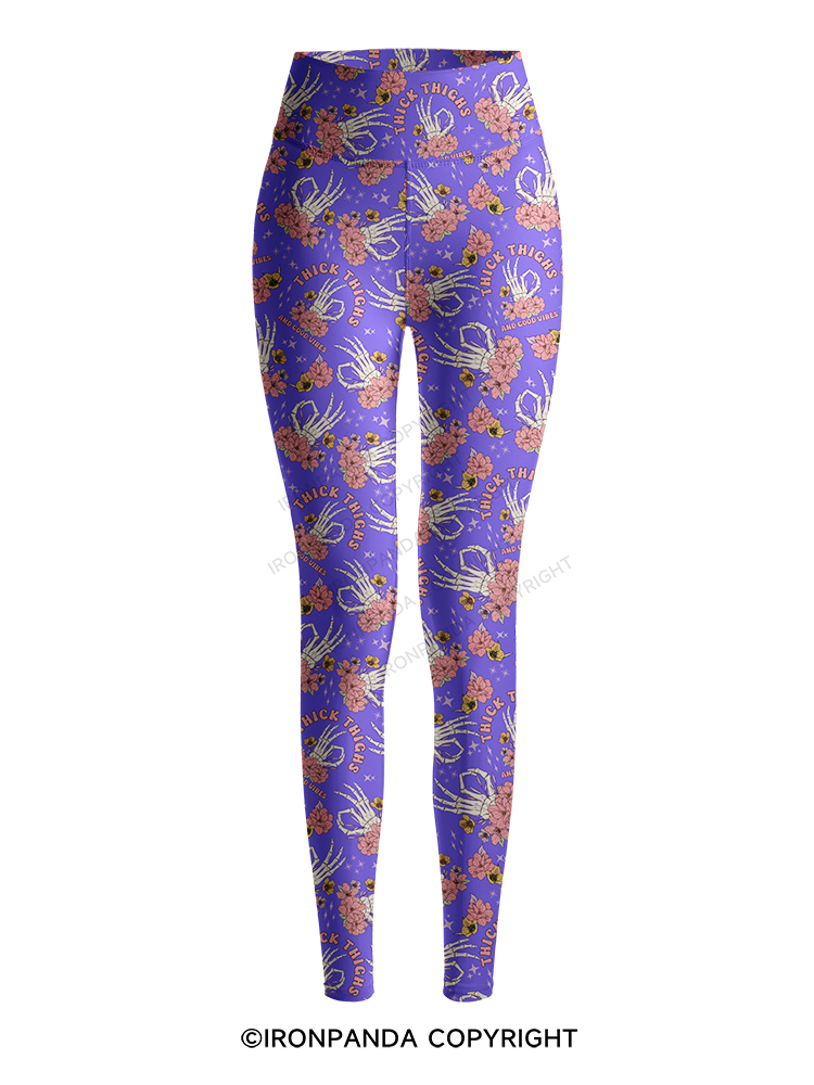 Funny Workout Printed Yoga Pants
