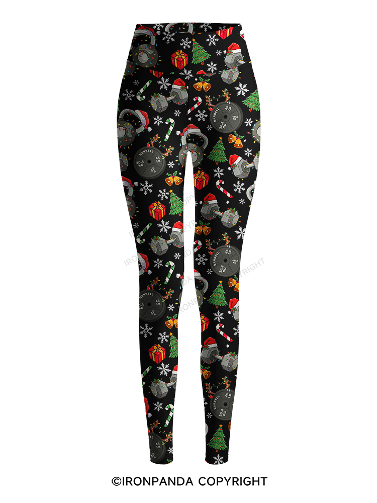 Christmas Fitness Printed Yoga Pants