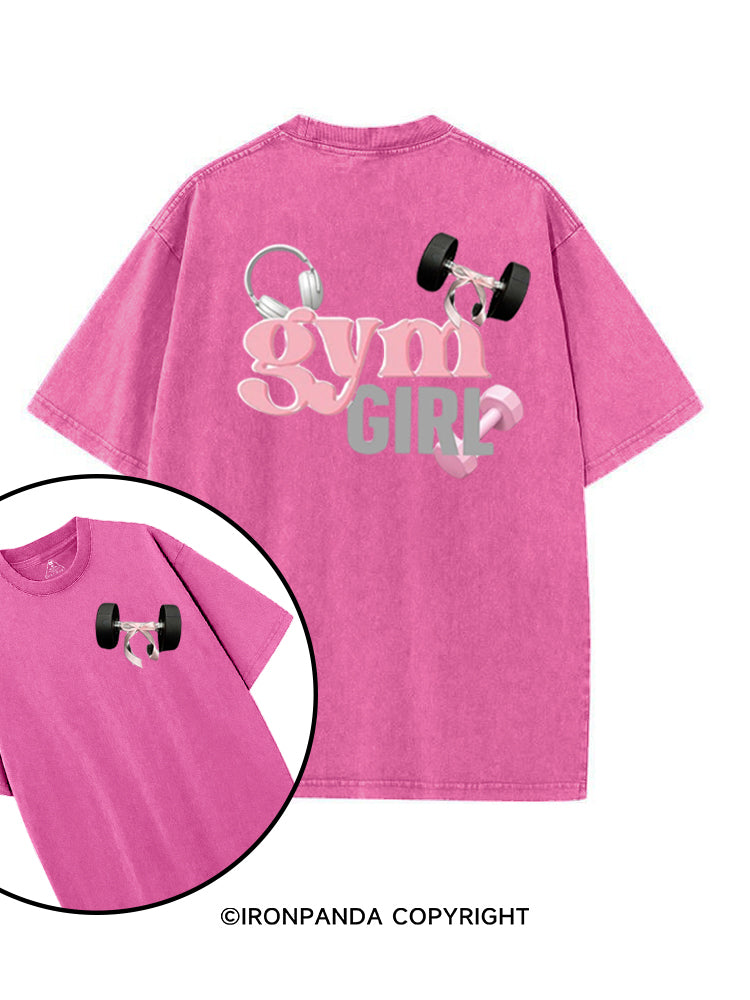 GYM GIRL printed Gym Shirt