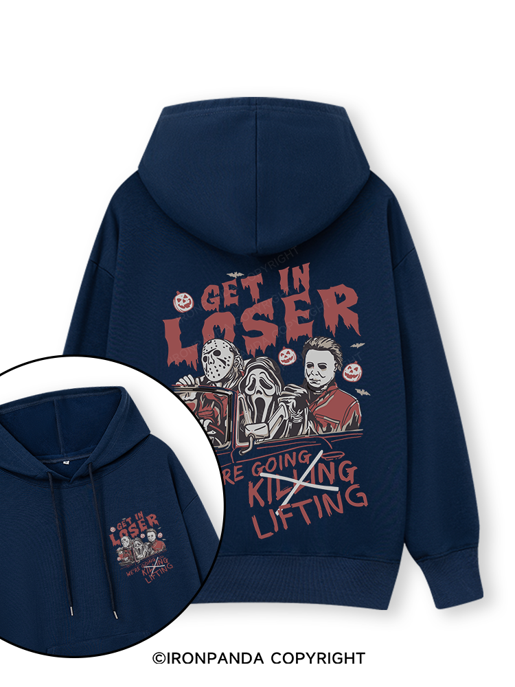 We’re Going Lifting Double-Sided Printed Classic Gym Hoodie