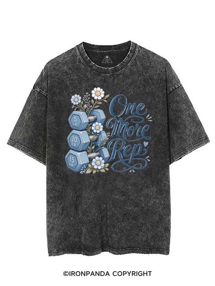 ONE MORE REP BLOSSOM VINTAGE GYM SHIRT