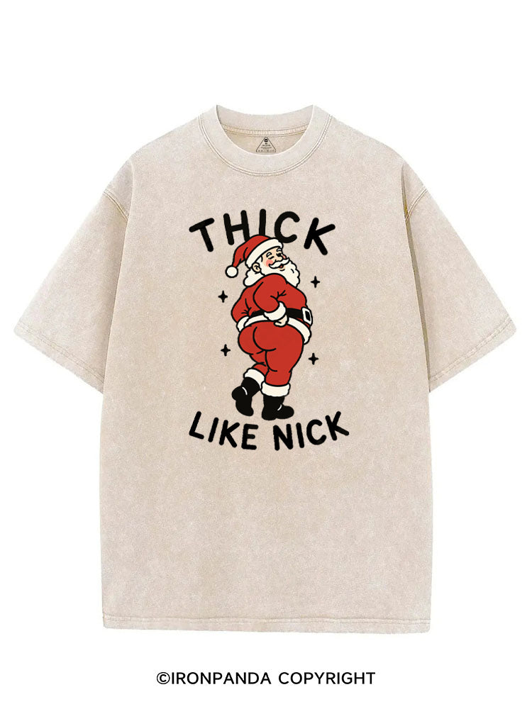 THICK LIKE NICK MERRY THICCMAS VINTAGE GYM SHIRT