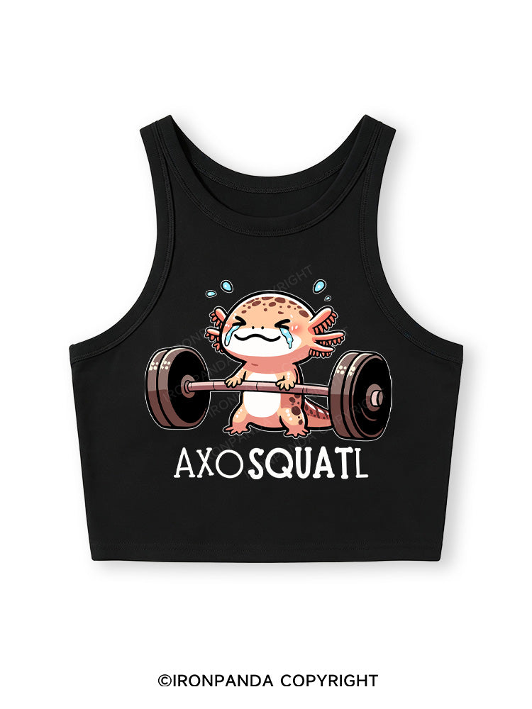 AXOSQUATL  Fitted Crop Tank Top