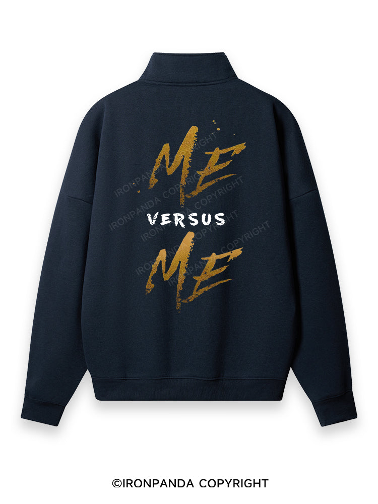 ME and me Back Printed Quarter-Zip Fleece Sweatshirt
