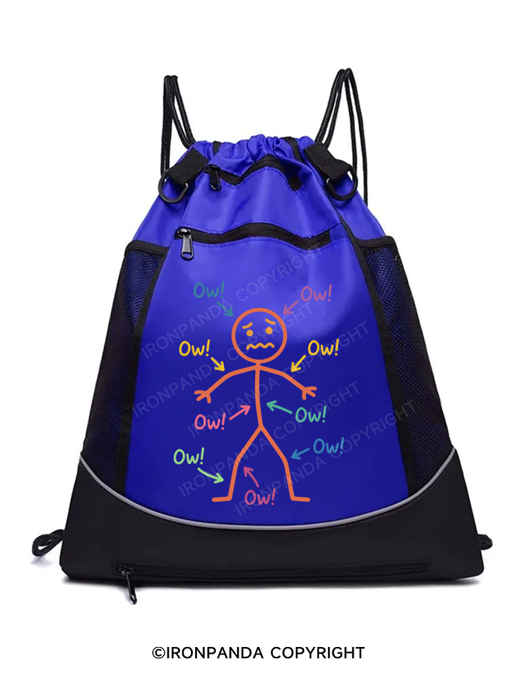 OW! Gym Drawstring Bag