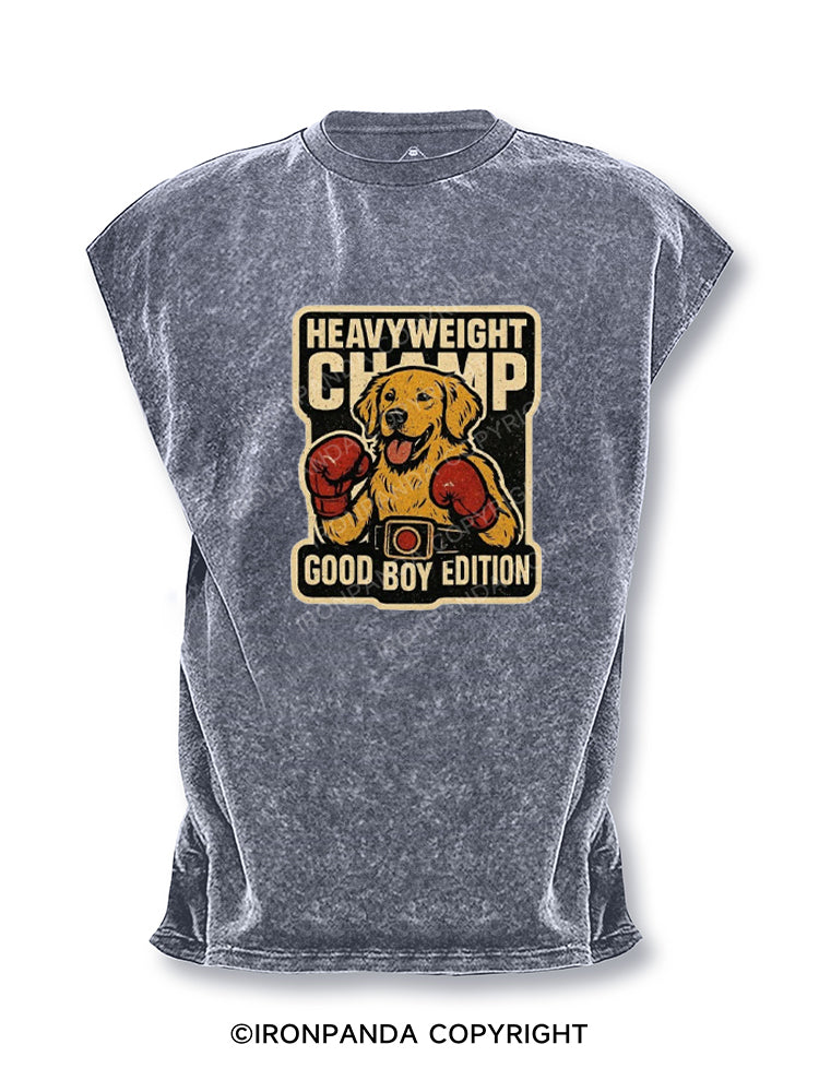Heavy Weight Champ, Good Boy Edition Cut Off Tank