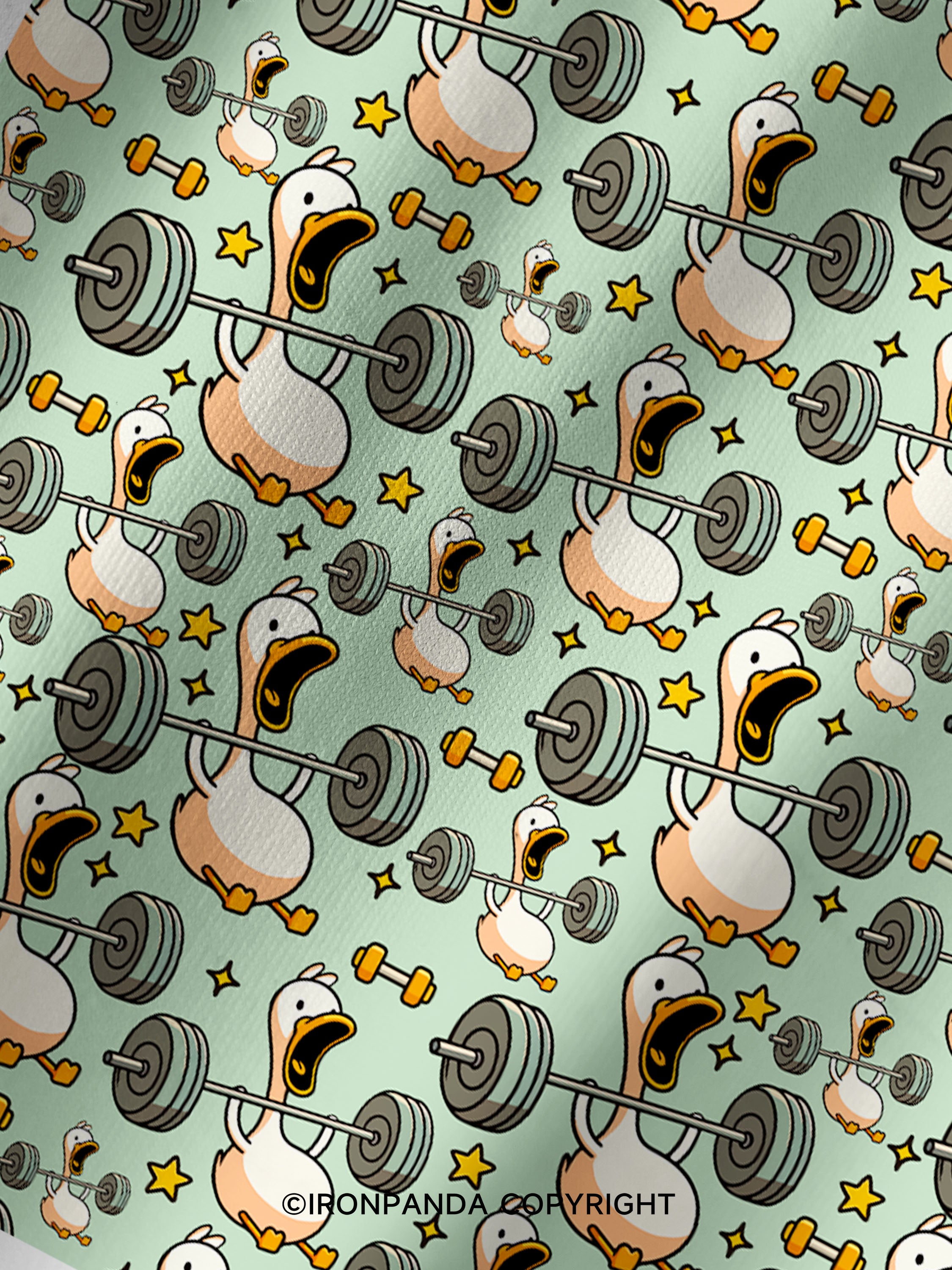 IF I DIE I DIE Printed Yoga Shorts