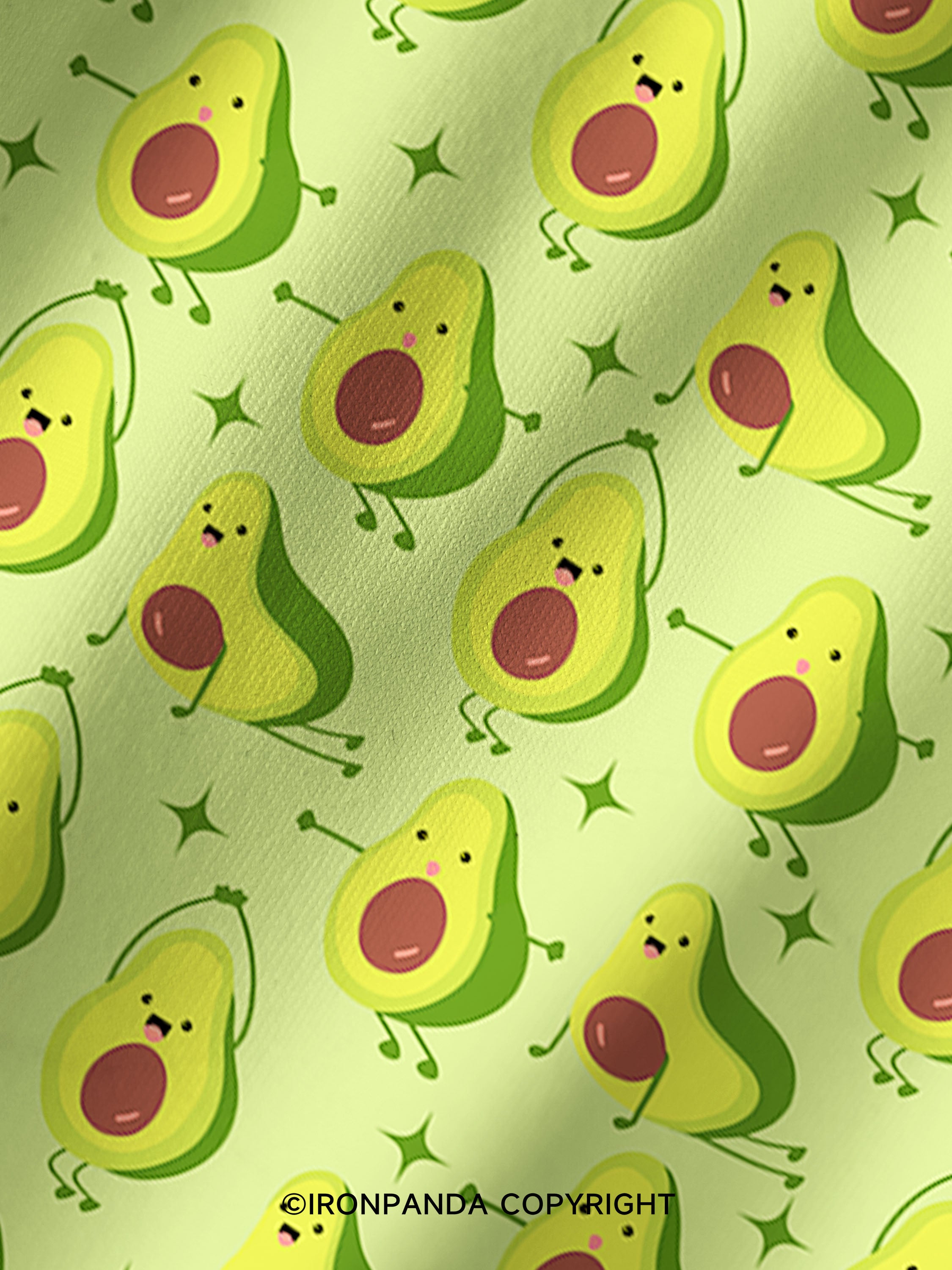 Burpee Avocado Printed Yoga Shorts