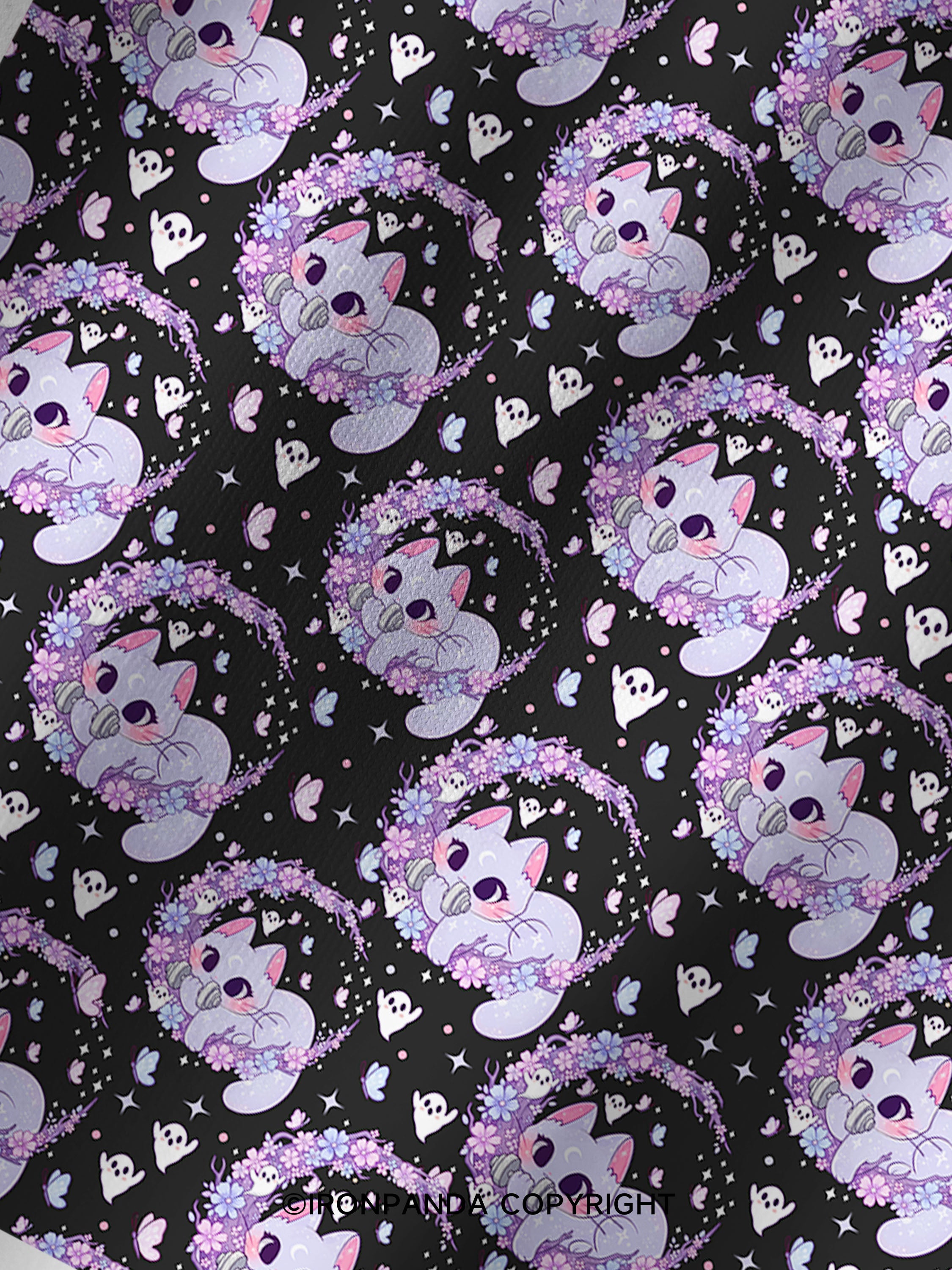 Moonlight Muscle Printed Yoga Shorts