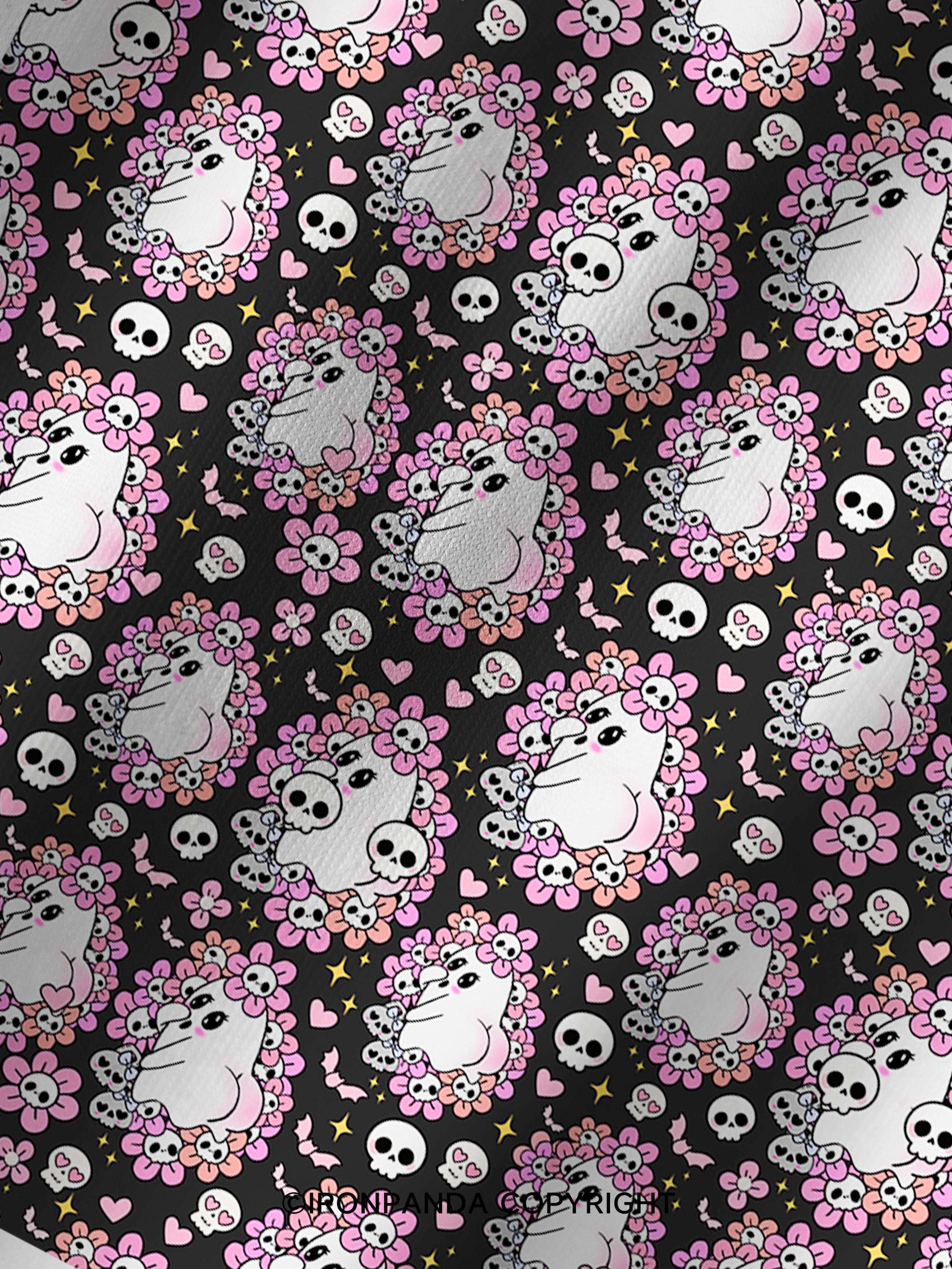 BOO‑TYLICIOUS Printed Yoga Shorts